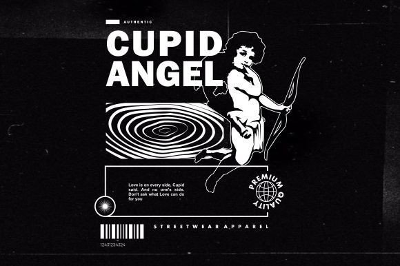 Download Illustration Cupid Angel T Shirt Design - T shirt Collection