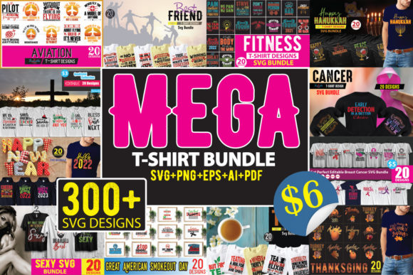 Download Mega Bundle T Shirt Design - T shirt Collection