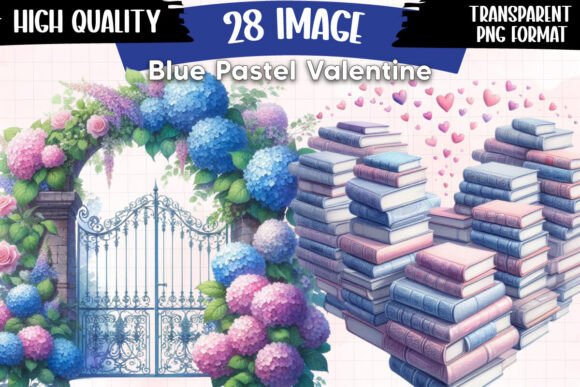 Download Blue Pastel Valentine Clipart P2 - Pastel valentine clipart Collection