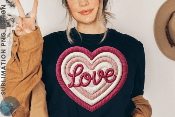 Download Faux Yarn Valentine Heart PNG Valentines - Premium Resources