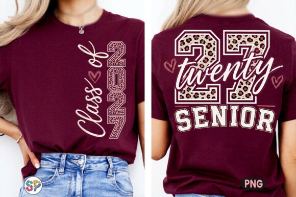 Download Class of 2027 Senior Leopard Print Shirt - T shirt Collection