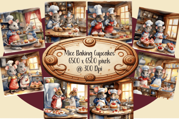 Download Mice Pastry Chefs at Work - Premium Bundle