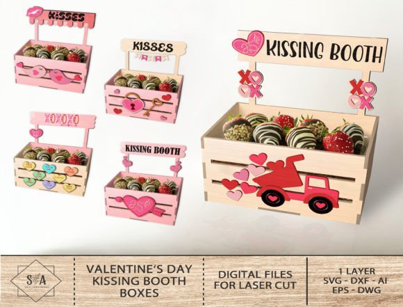Download Bundle Valentine's Day Kissing Booth Box - Kiss Collection